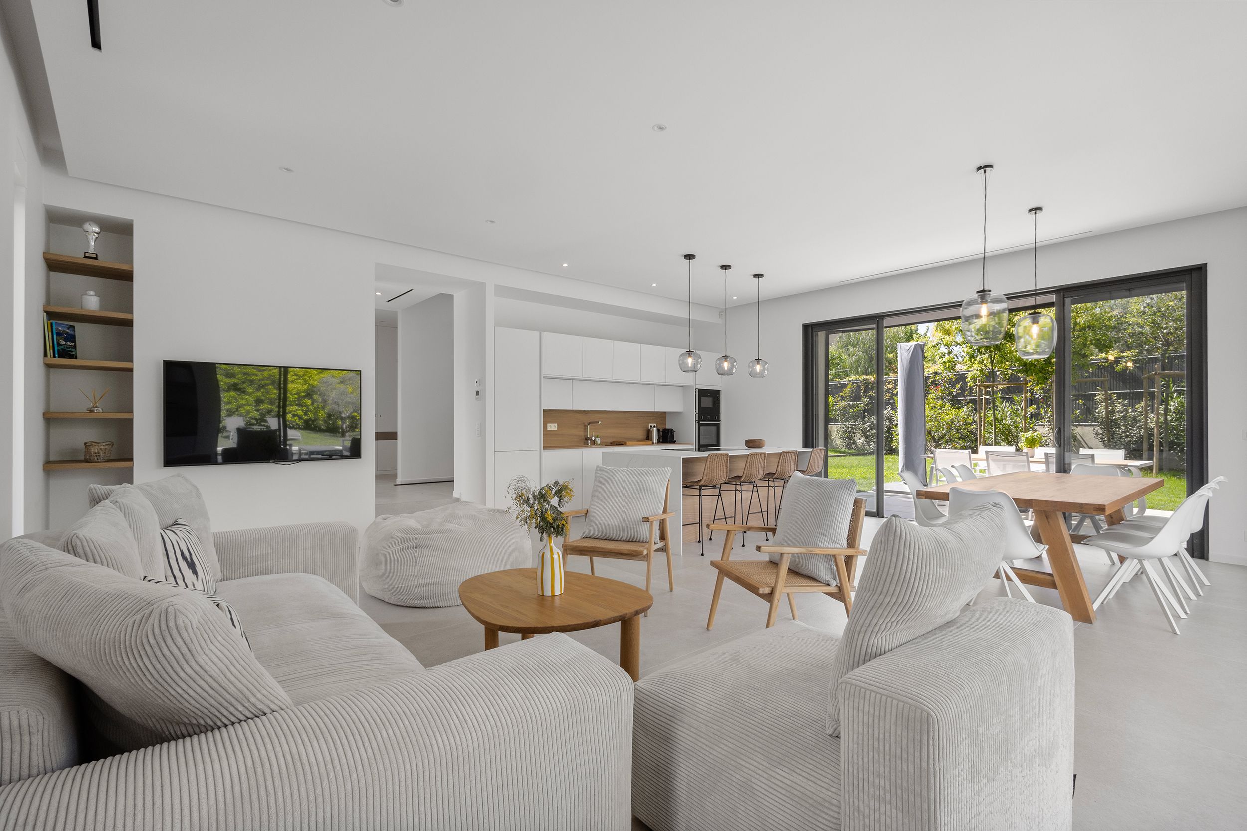 Villa les Camphriers Mougins - Pièce à vivre lumineuse