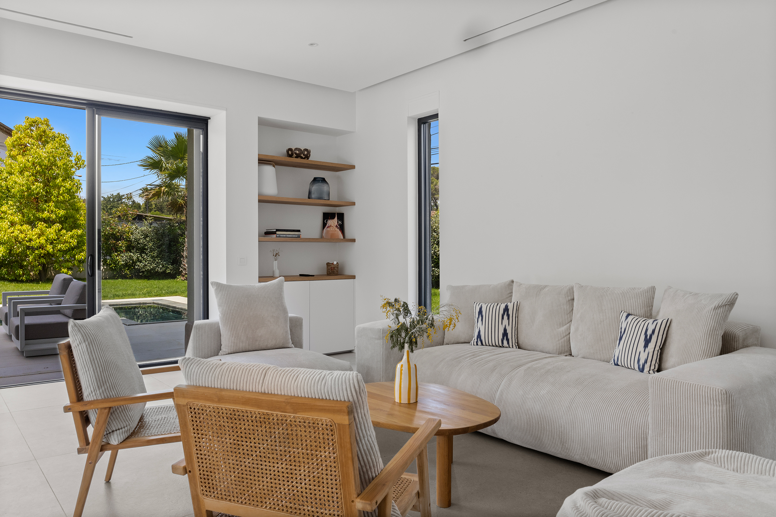 Villa les Camphriers Mougins - Salon cosy