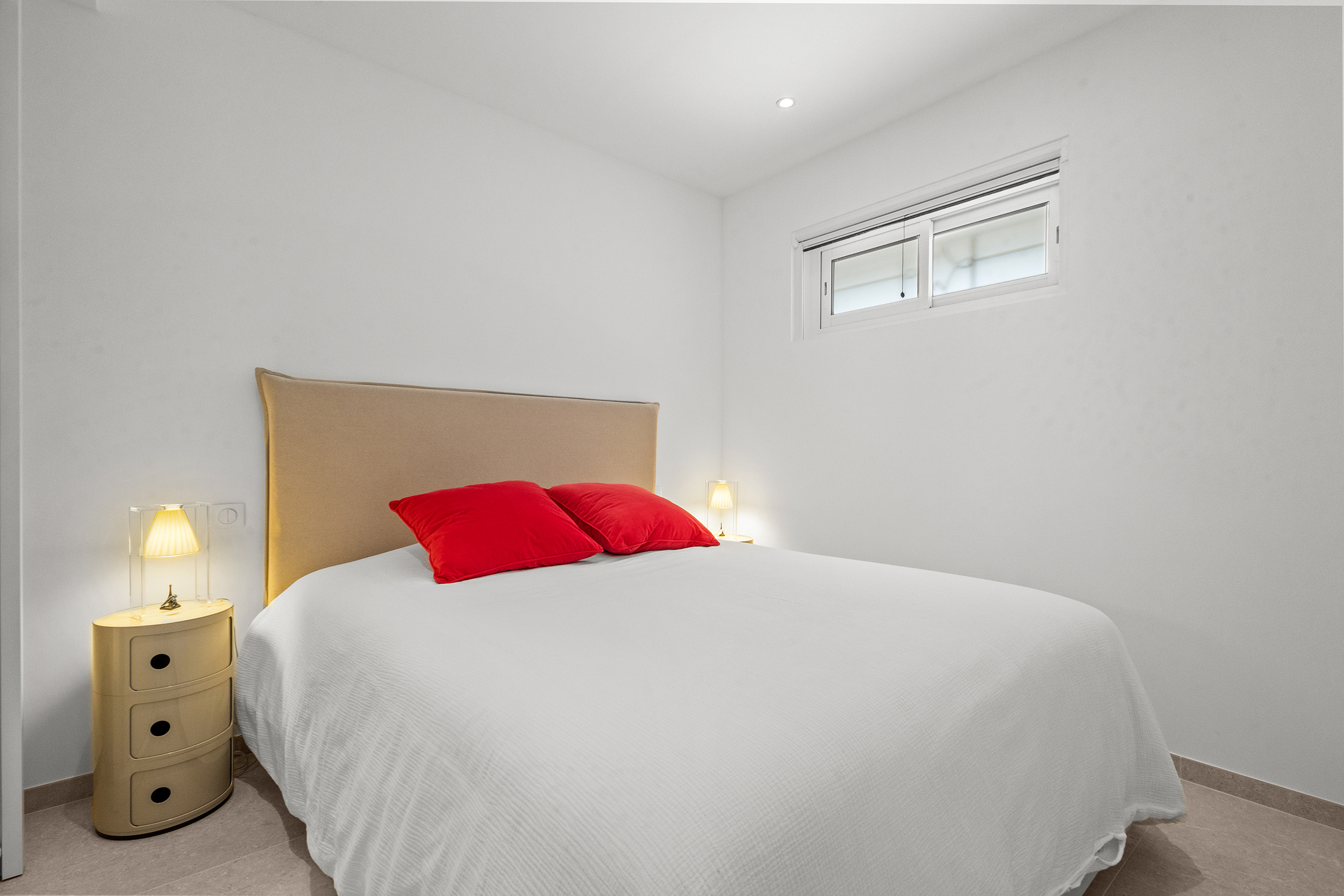 Appartement Léo - Chambre avec lit double
