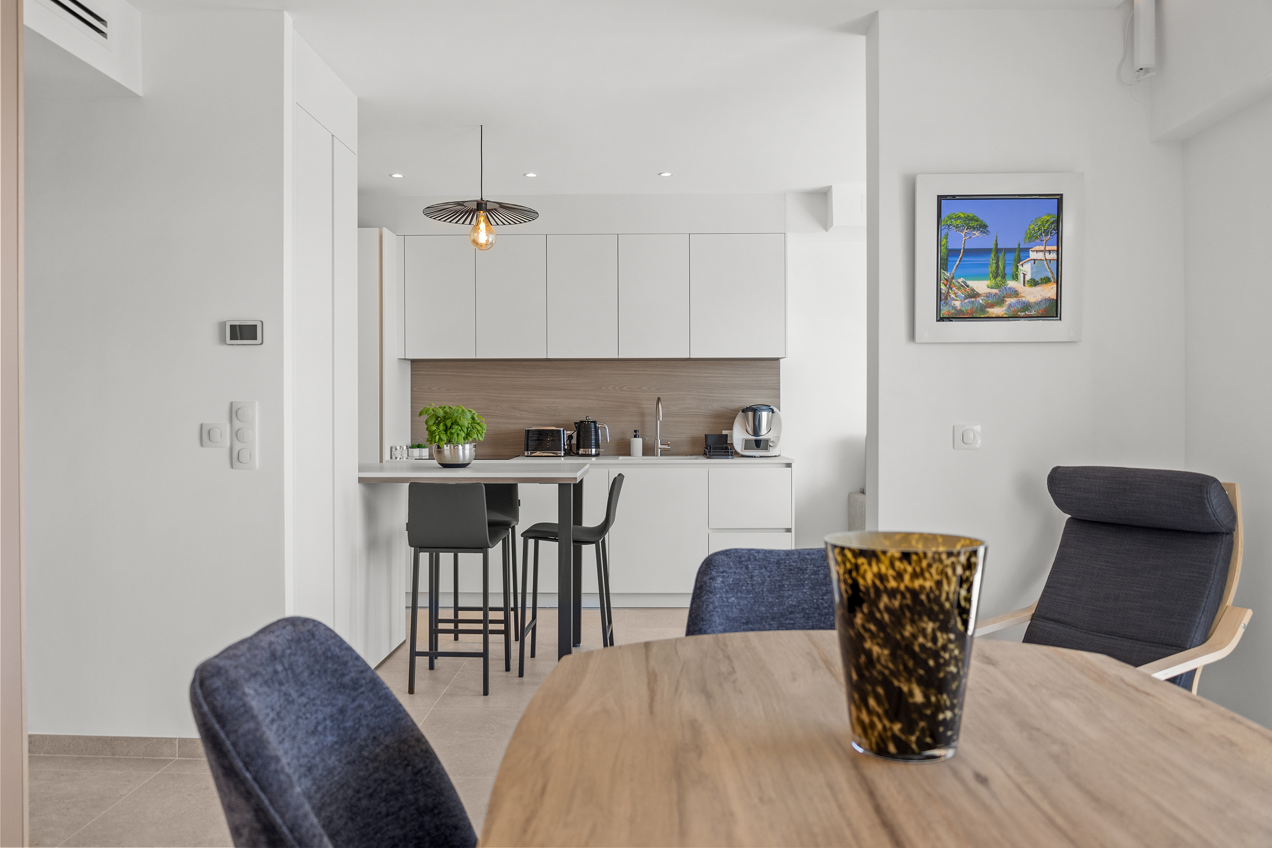 Appartement Léo - Détails salle à manger