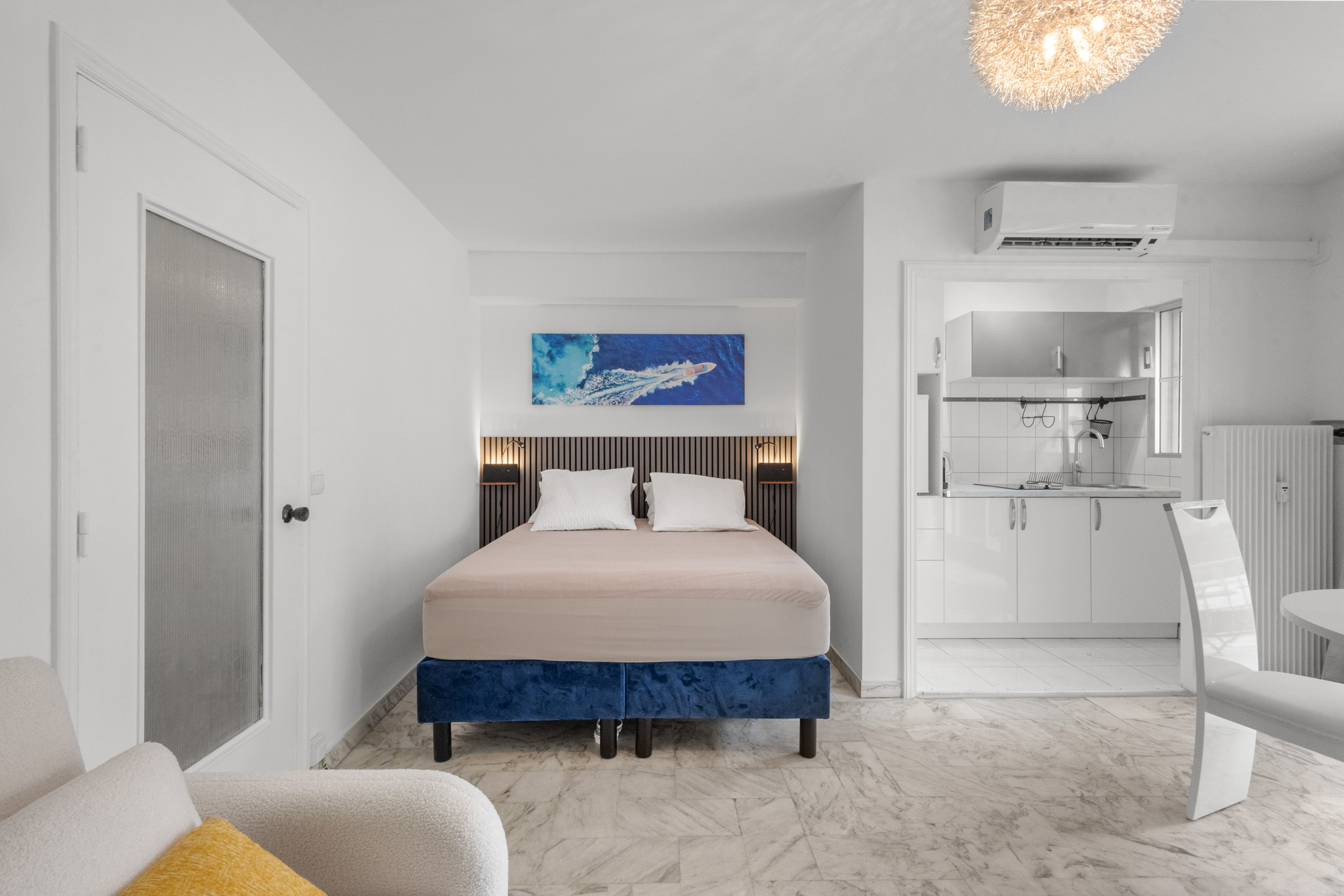 Studio Carla à Cannes - Espace chambre