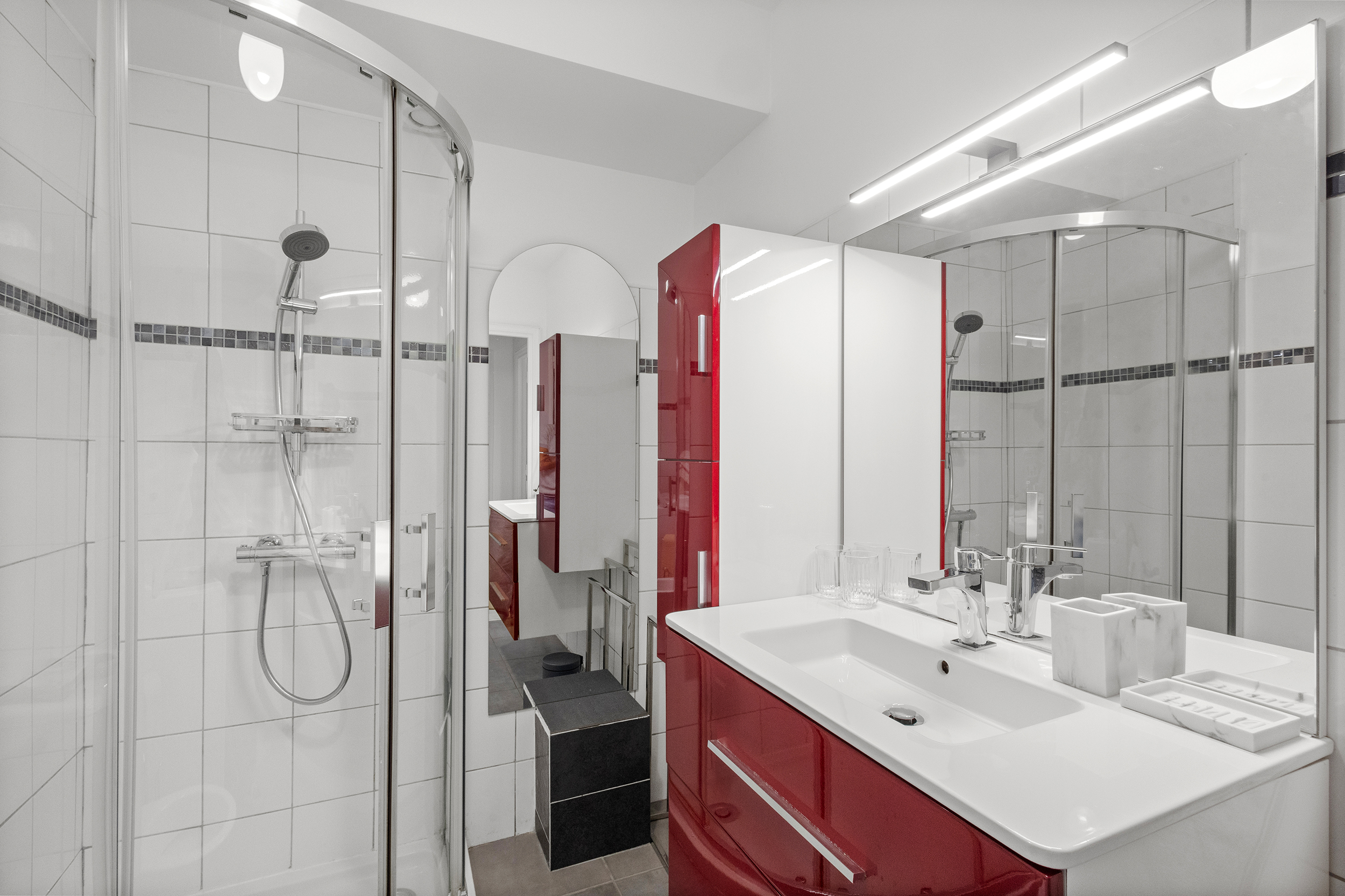 Studio Carla à Cannes - Salle de douche