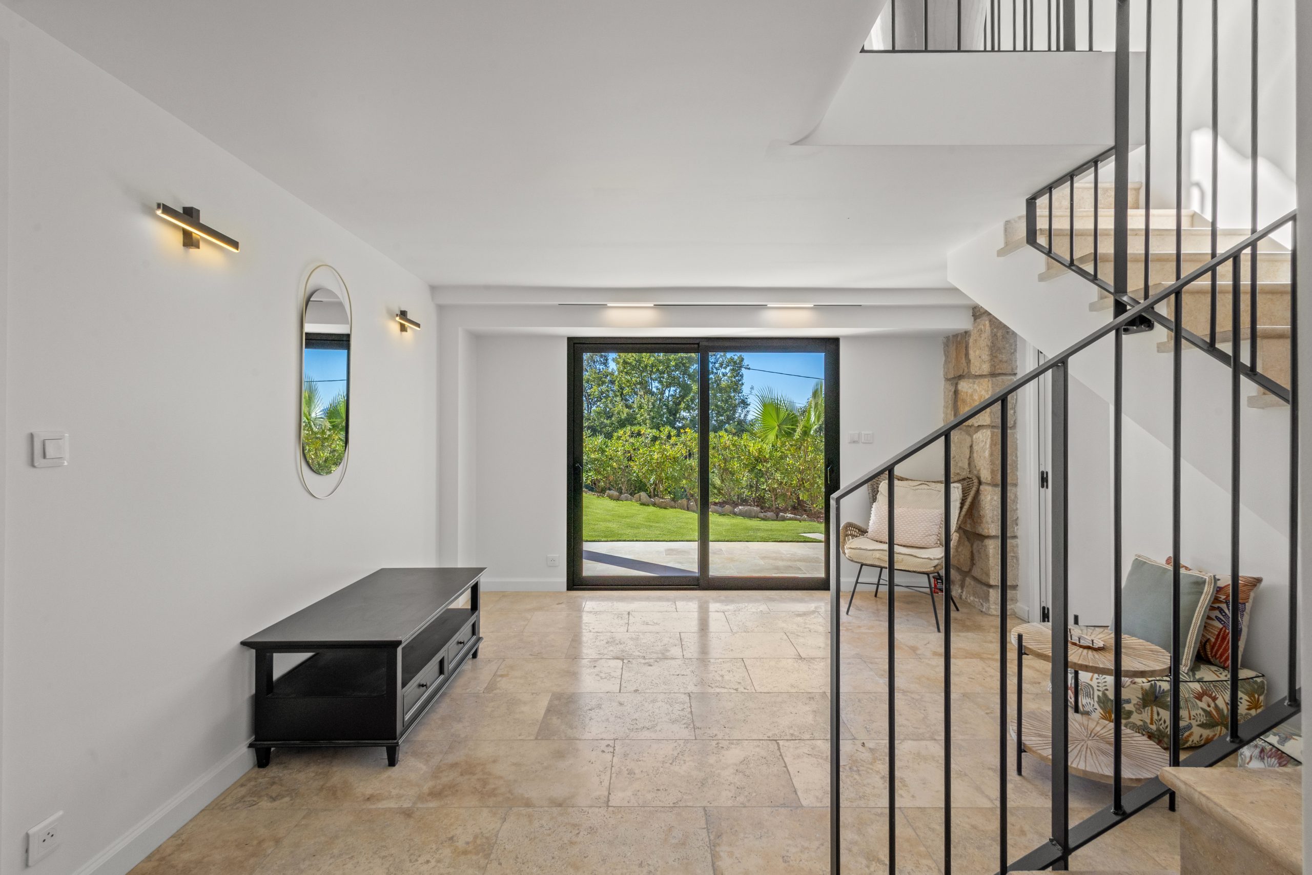 Villa Bassie Mougins - Salon rez-de-jardin