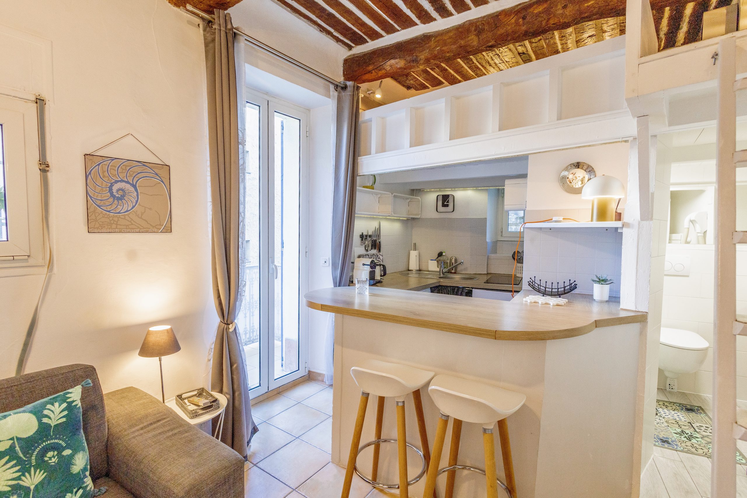 Studio Antoine à Cannes - Cuisine