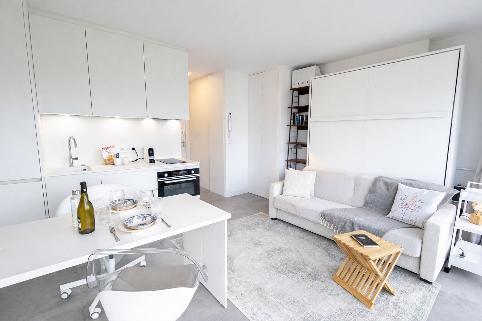 Studio Marina - Séjour lumineux