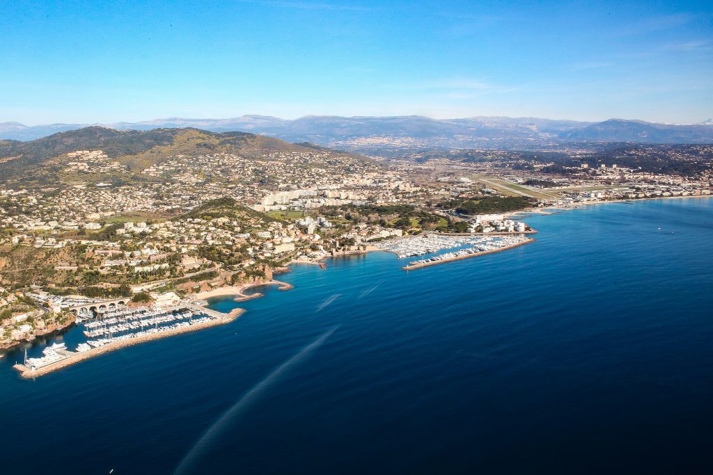 Mandelieu-la-Napoule vue aérienne