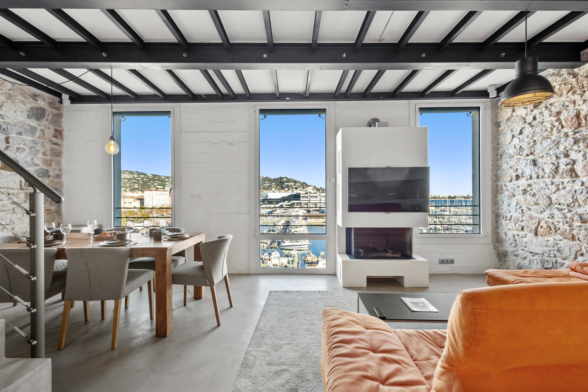 Duplex Saint-Pierre - Séjour et salle à manger