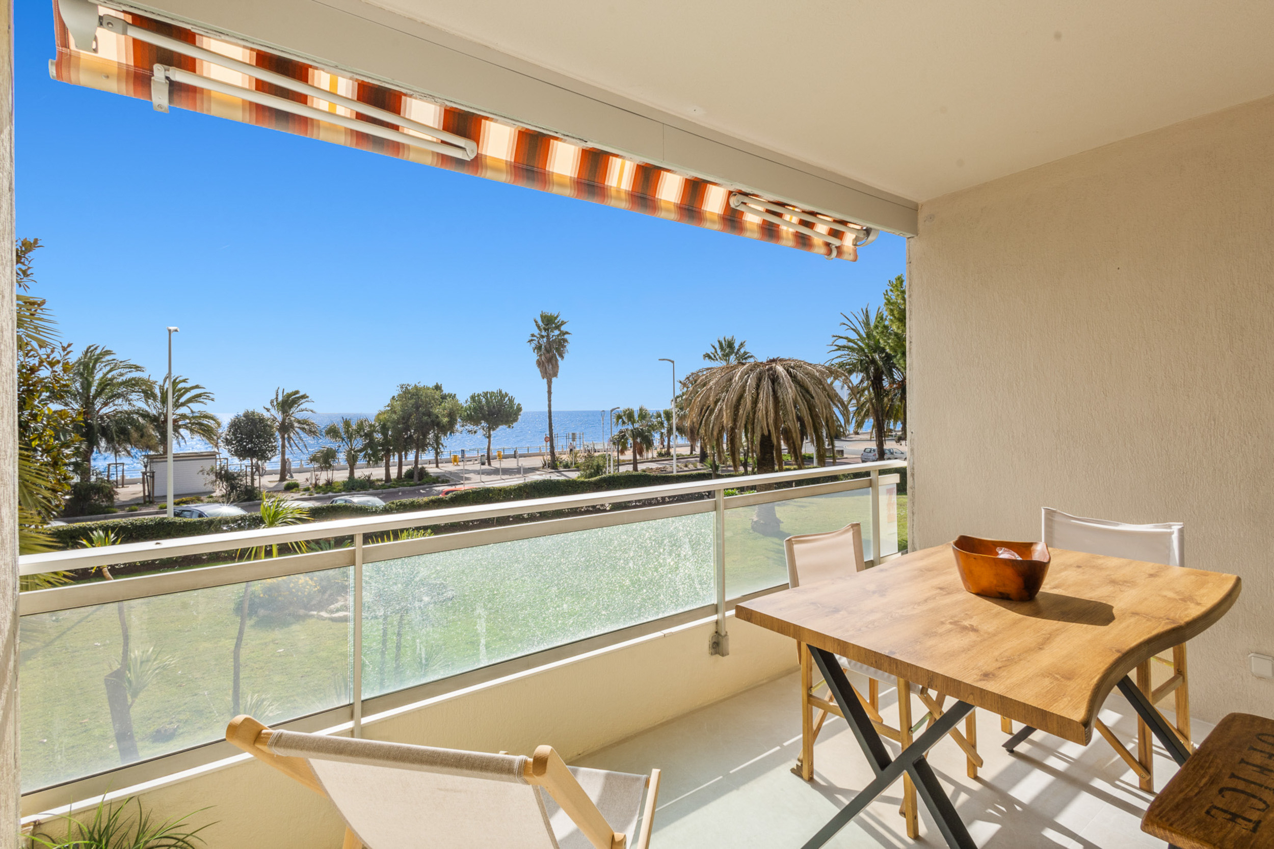 Appartement Sylvie - Terrasse avec vue mer