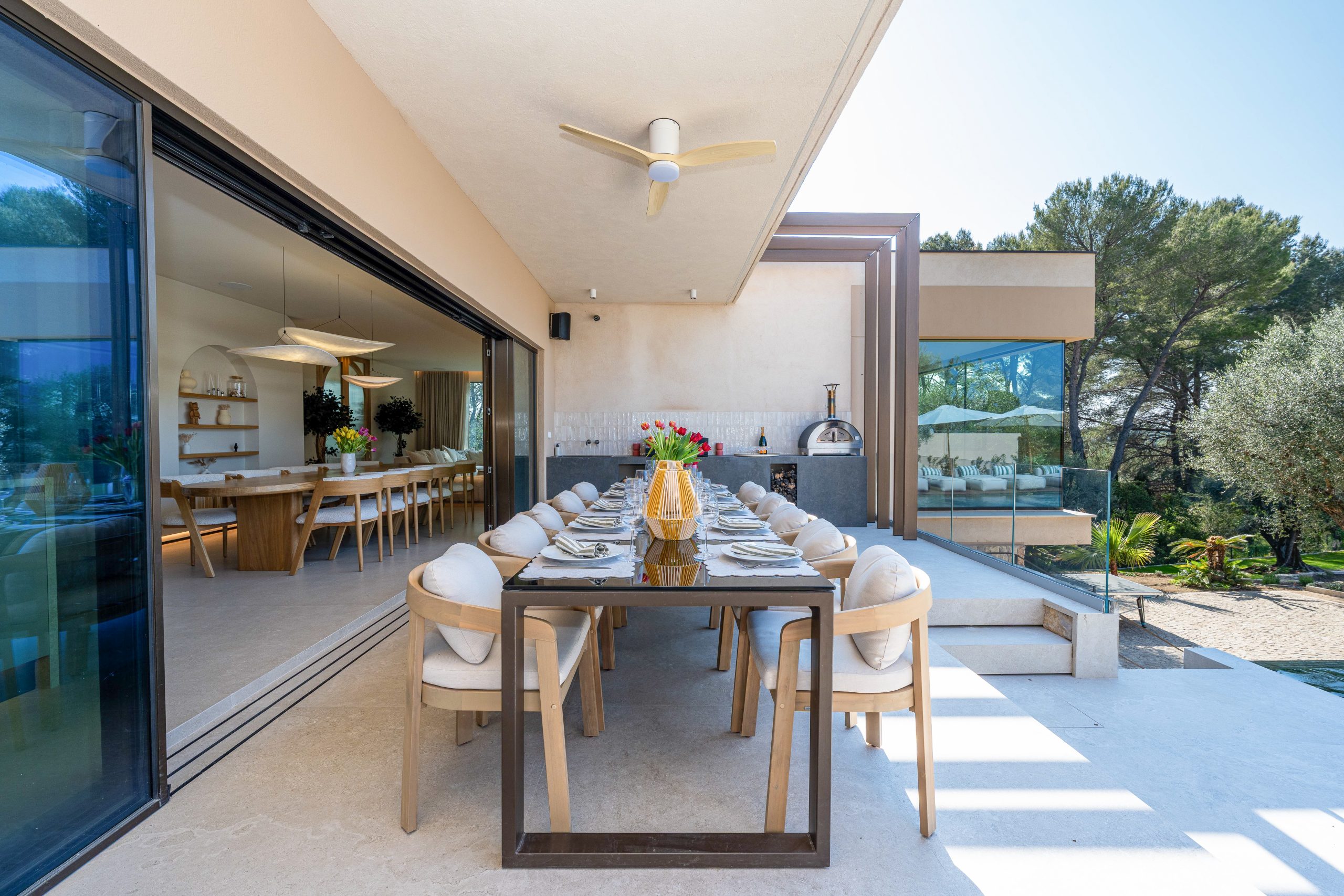 Villa Tomélio - Terrasse pour 10 personnes