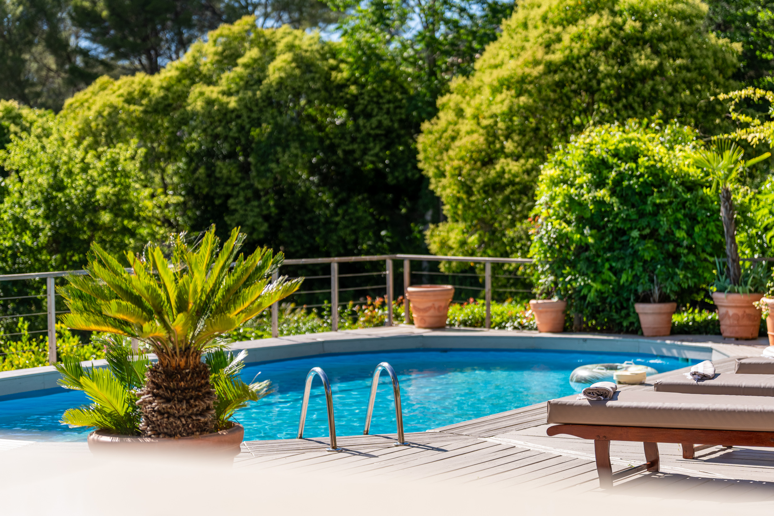 Villa la Rose de Pierre - Espace piscine
