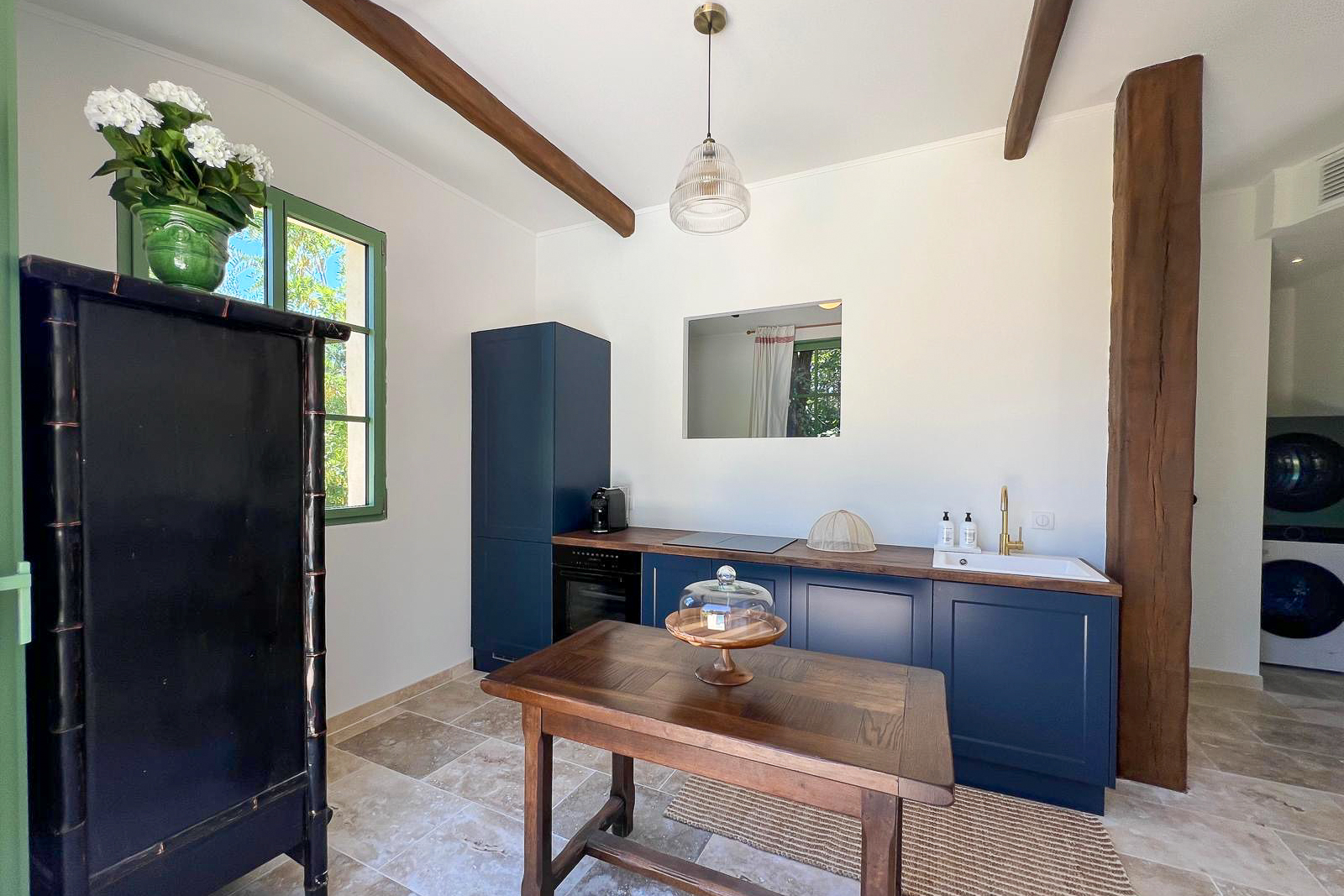 Kitchen in the pool house