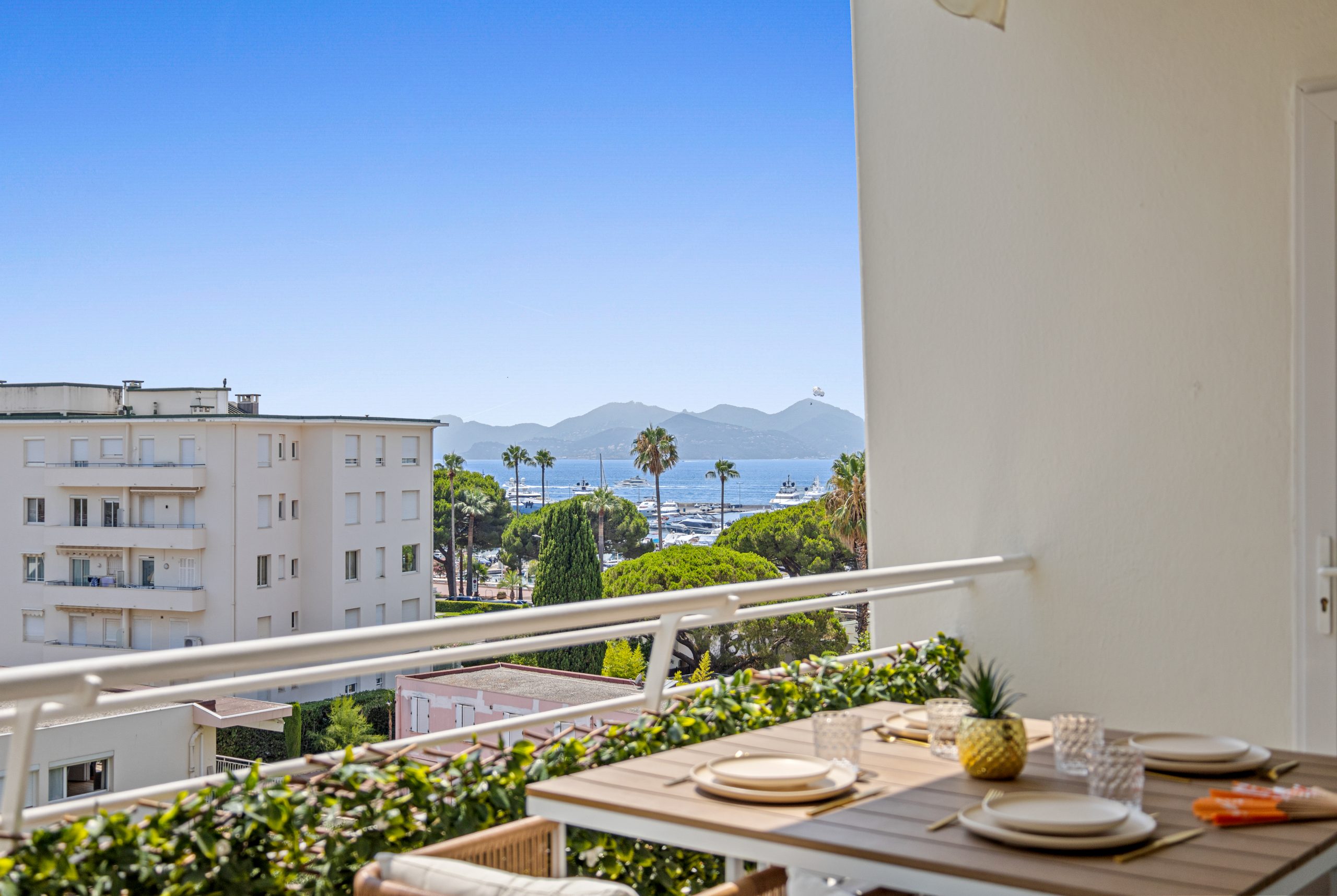 Terrace with panoramic sea view