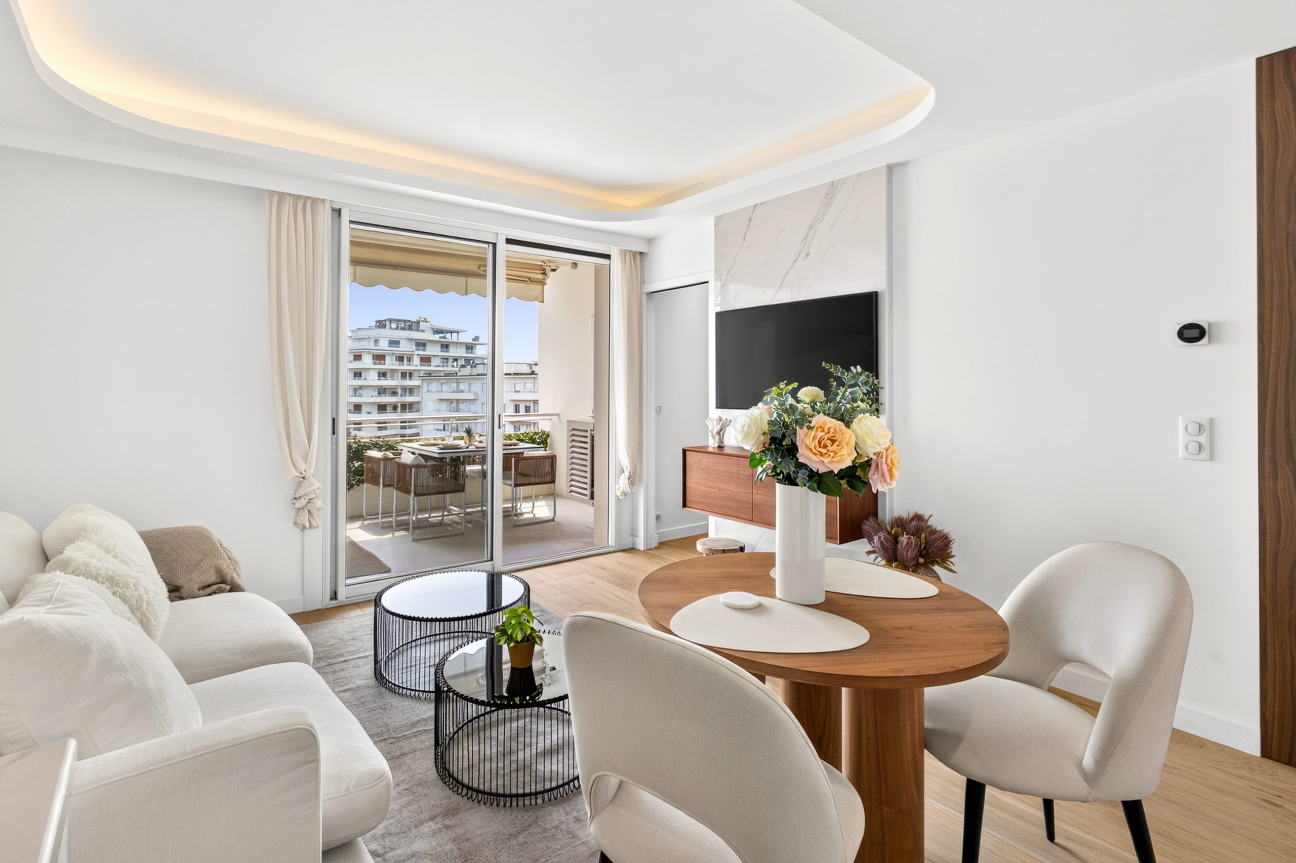 Living room with terrace