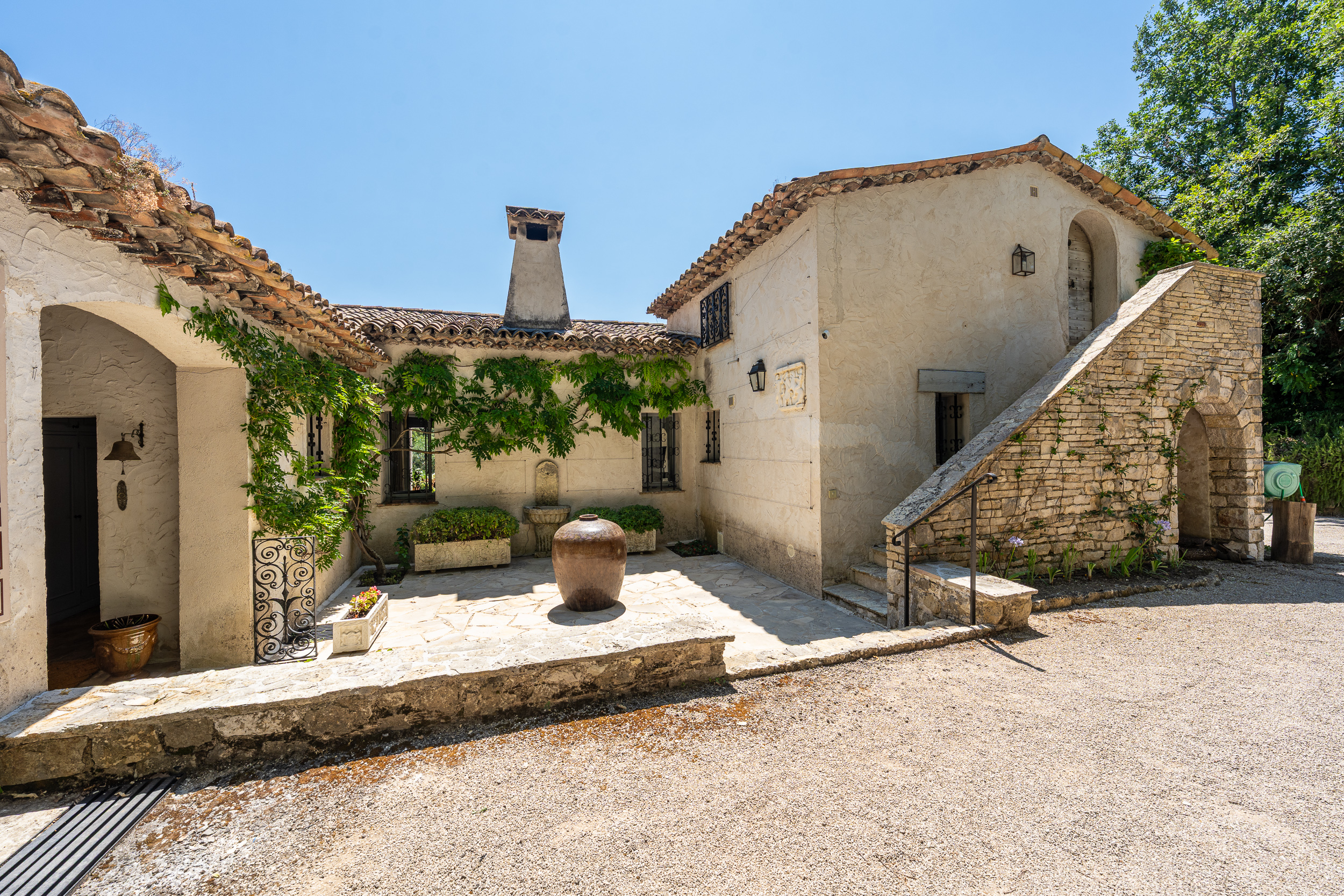 Entrée de la villa