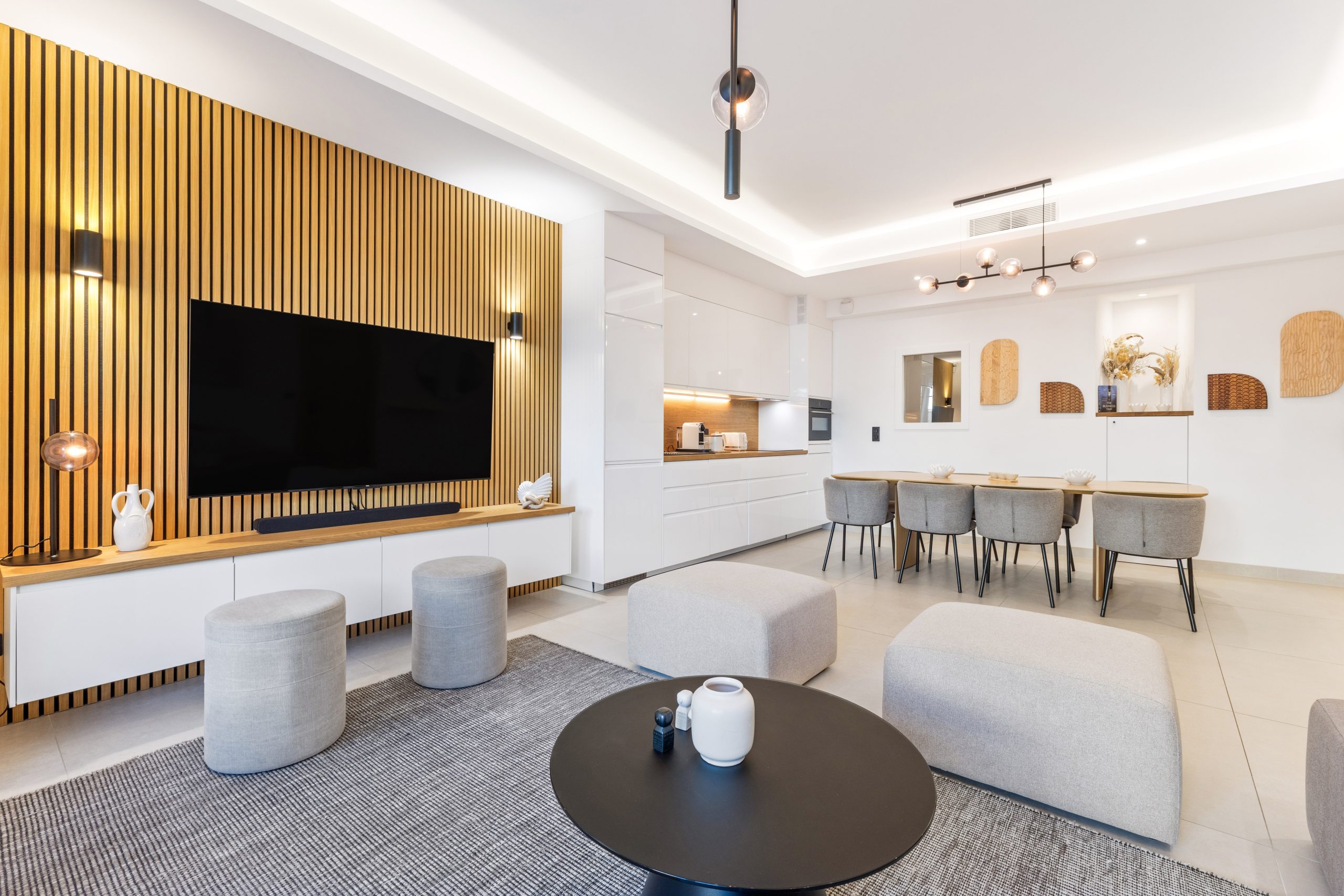 Appartement Jean - Salon avec TV