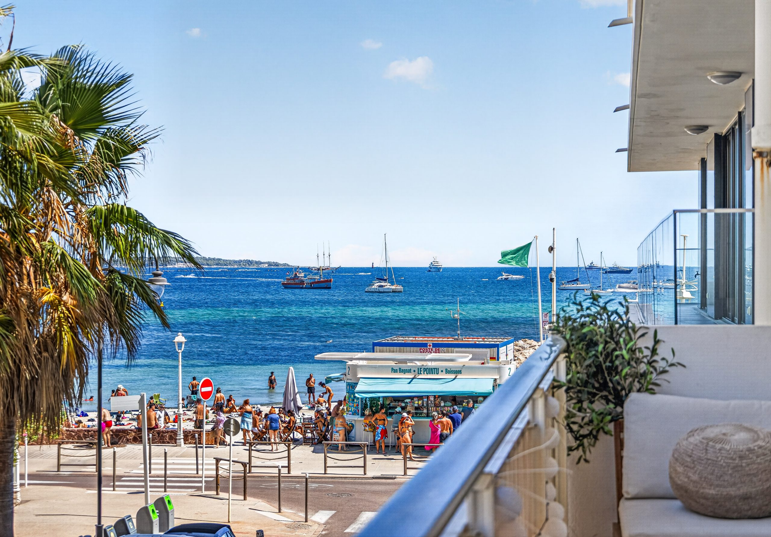 Appartement Astrid - Balcon avec vue mer panoramique