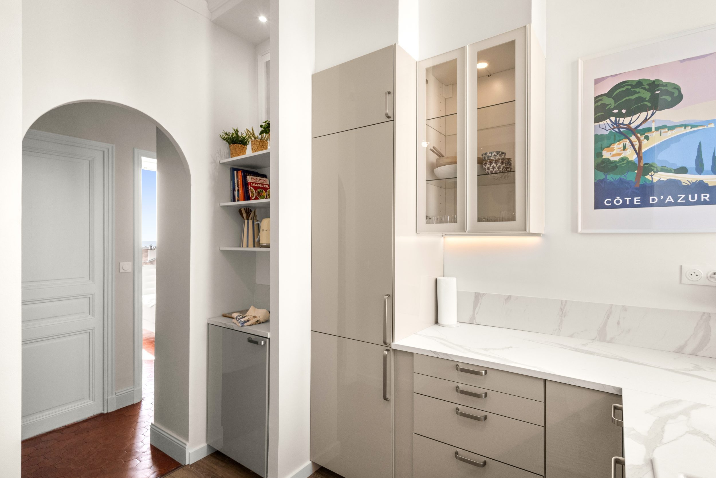 Casa Biancha - Cuisine avec corner café
